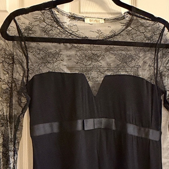 Oroblu Bodywear Women's Long Sleeve Lace Top Size Small - Picture 4 of 6